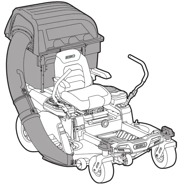 EGO ABK5200 Grass Bagger Kit - cover