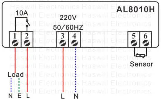 Thermo Hygro AL8010H Thermostat - Different Voltage