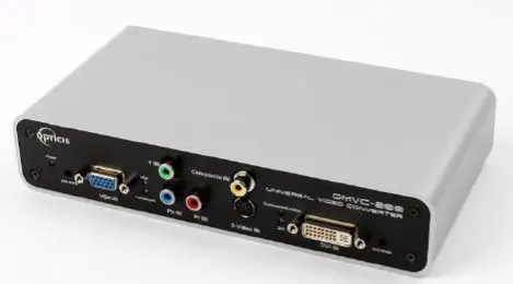OPTICIS OMVC-200 Multi-Format to 1-fiber DVI Converter PRO