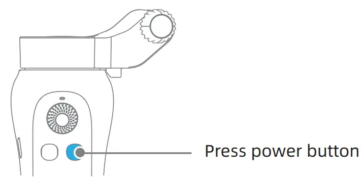 hohem LZB Foldable 3 Axis Gimbal Stabilizer - indicator