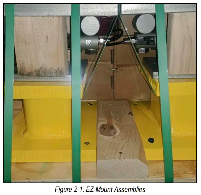 RICE LAKE RoughDeck CC Caster Cargo Scale with EZ Mount Load Cell Kits and a TuffSeal Junction Box Instruction Manual - Figure 2-1