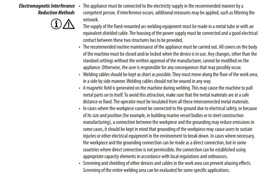 Magmaweld Monostick 200i DC Inverter Arc Welding Machine User Manual - SAFETY PRECAUTIONS