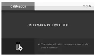 Calibrate the meter Figure 5