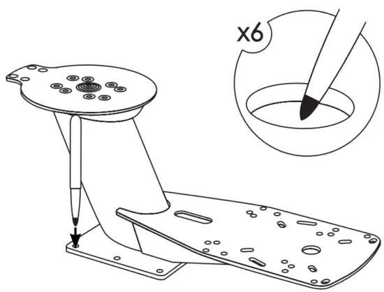 SEAVIEW PMADM1M2 Dual Mount AFT Rake Requires Plate Instruction Manual Installation instructions
