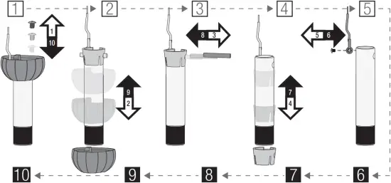 Hunter 51744 - Downrod 1