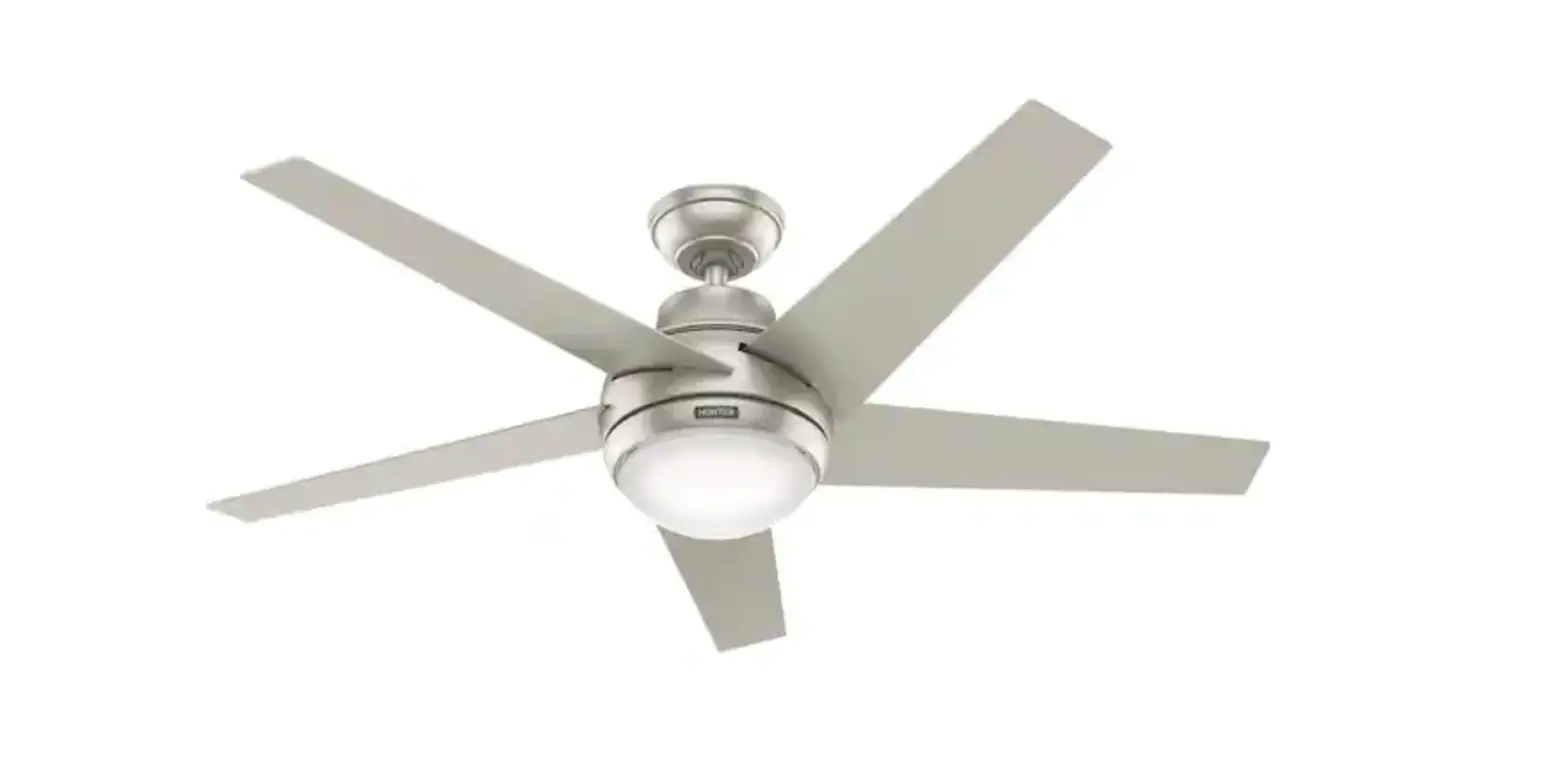 Hunter 51420 Indio 52 In. Indoor Matte Nickel Ceiling Fan With Light And Remote Control Instruction Manual Hunter 51420 Indio 52 In. Indoor Matte Nickel Ceiling Fan With Light And Remote Control Instruction Manual