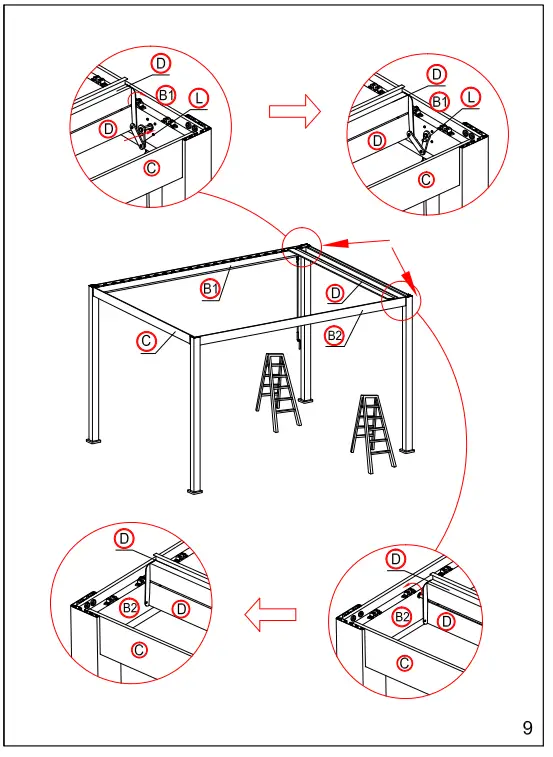 GAZEBO-Mirador-3x4m-fig-12