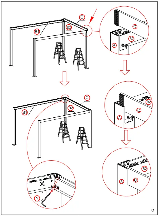 GAZEBO-Mirador-3x4m-fig-8