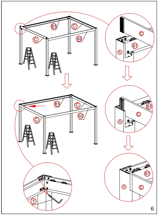 GAZEBO-Mirador-3x4m-fig-9
