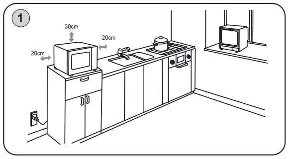 eta 0209 Microwave Oven Instruction Manual - Materials to be avoided in microwave oven - INSTALLATION, VENTILATION