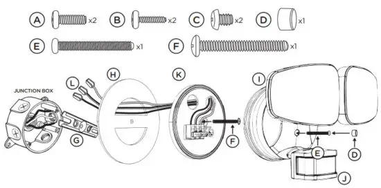 enbrighten 58245 LED Wi-Fi Smart Security & Accent Light - BOX