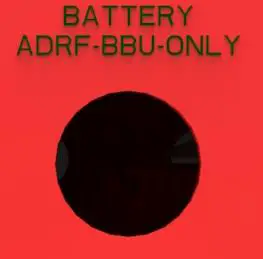 Battery Backup Cut-out hole (0.87 in)