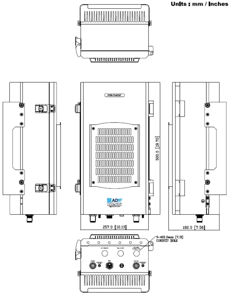 PSR-78-8527 Mechanical Drawing