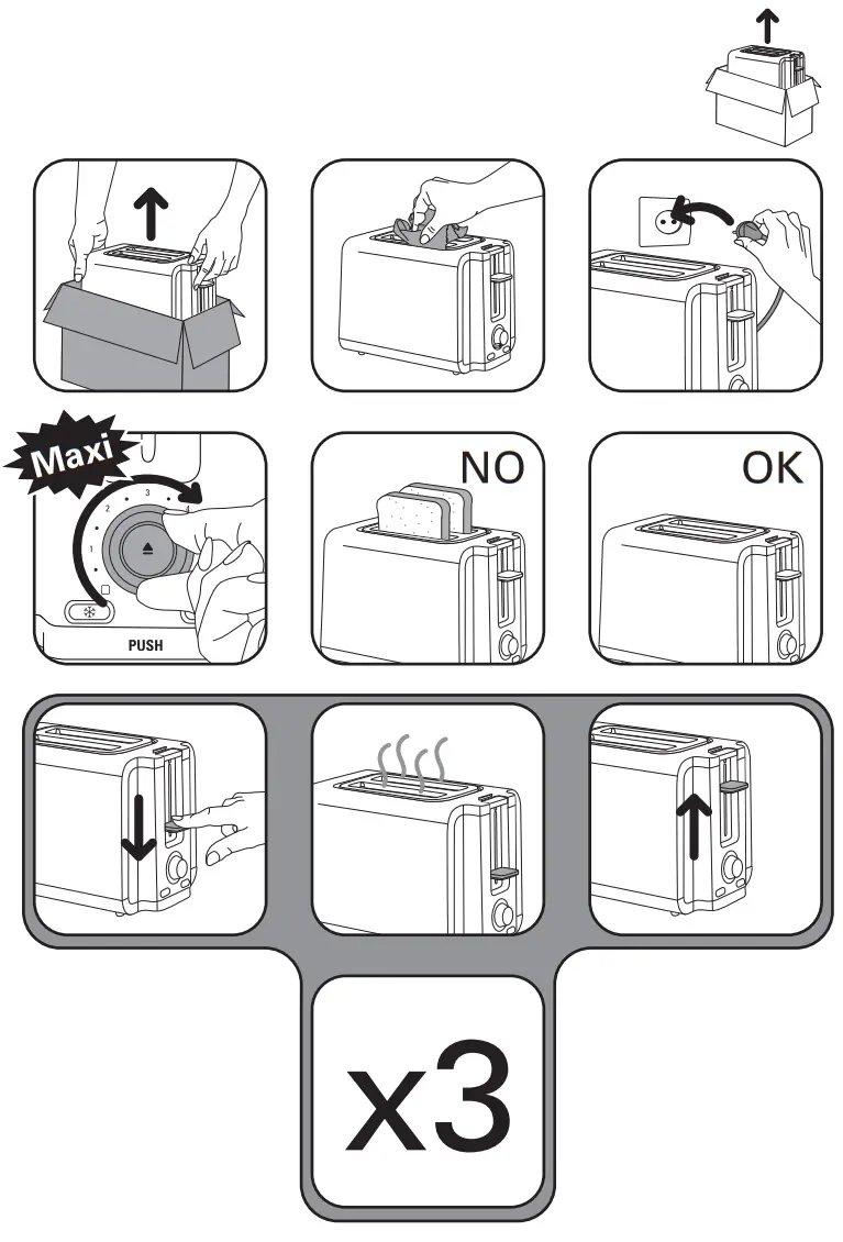 ROWENTA TT580930 Toaster Adagio Mocca-fig2