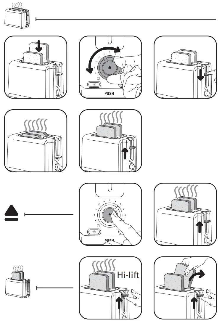 ROWENTA TT580930 Toaster Adagio Mocca-fig3