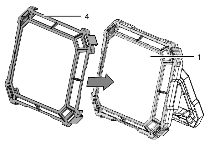 TROTEC PWLS 10 50S LED Construction Site Spotlight - Unpacking the device