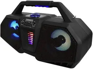 AXESS Double 4" Subwoofer Media Player Speaker User Manual