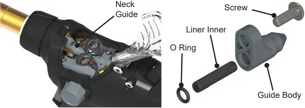 Weldclass PP365 Platinum Push Pull Torch - Wire Inlet