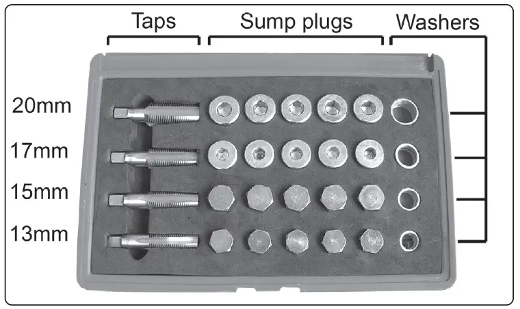 SEALEY-VS660-Drain-Plug-Thread-Repair-Set-fig-1
