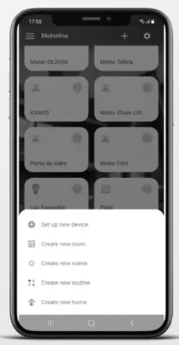 motorline PROFESSIONAL TO644347 Mconnect Shutter - ADD MODULE IN IN THE APP