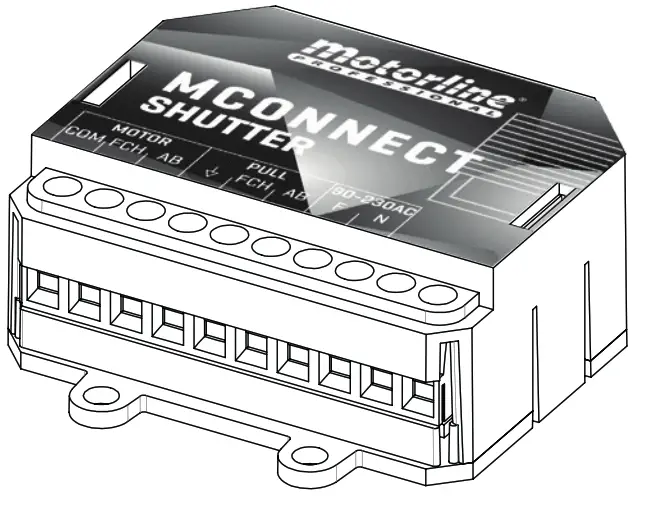 motorline PROFESSIONAL TO644347 Mconnect Shutter - GRAPHIC DESCRIPTION