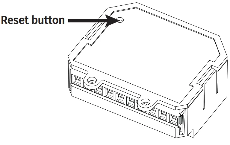 motorline PROFESSIONAL TO644347 Mconnect Shutter - RESET