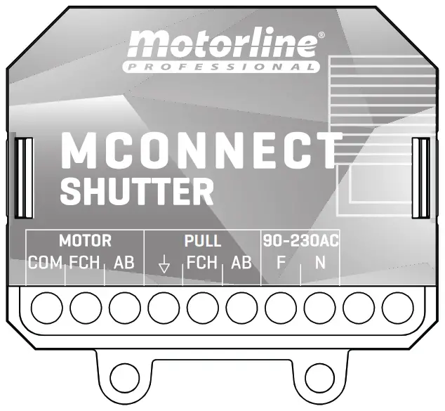 motorline PROFESSIONAL TO644347 Mconnect Shutter