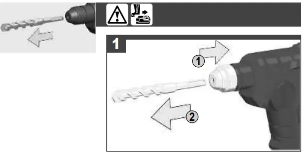BBH18BL 18V Brushless SDS-Plus Rotary Hammer Operation