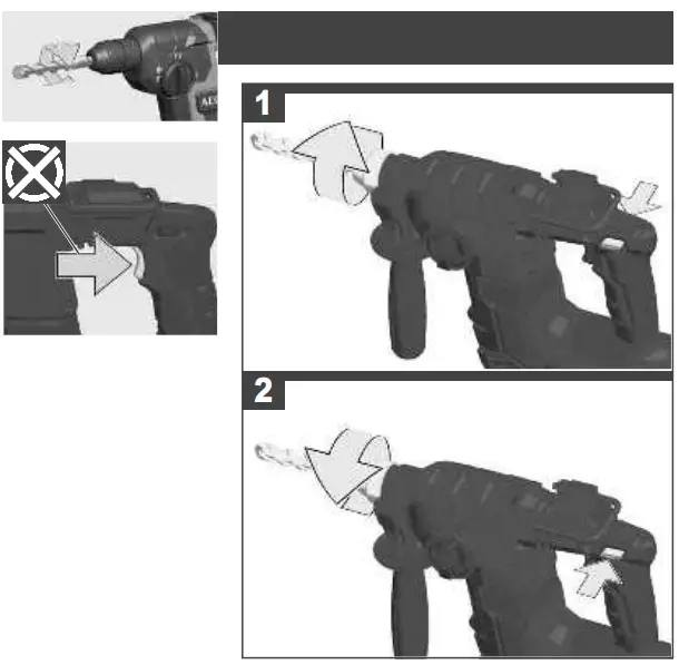 BBH18BL 18V Brushless SDS-Plus Rotary Hammer Operation