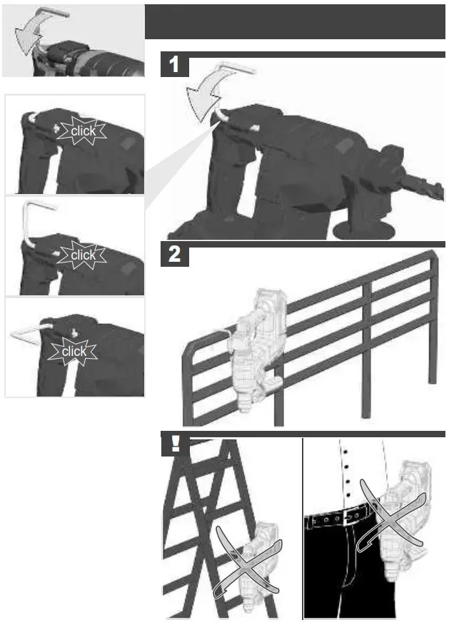 BBH18BL 18V Brushless SDS-Plus Rotary Hammer Operation