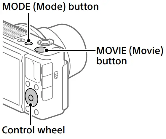 SONY Digital Camera - Shooting movies