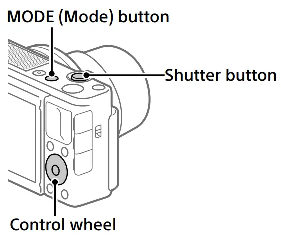 SONY Digital Camera - Shooting