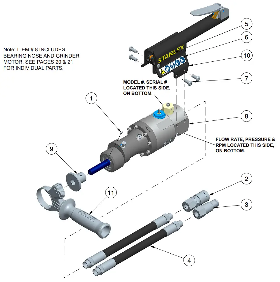 HGL61 Parts Illustration