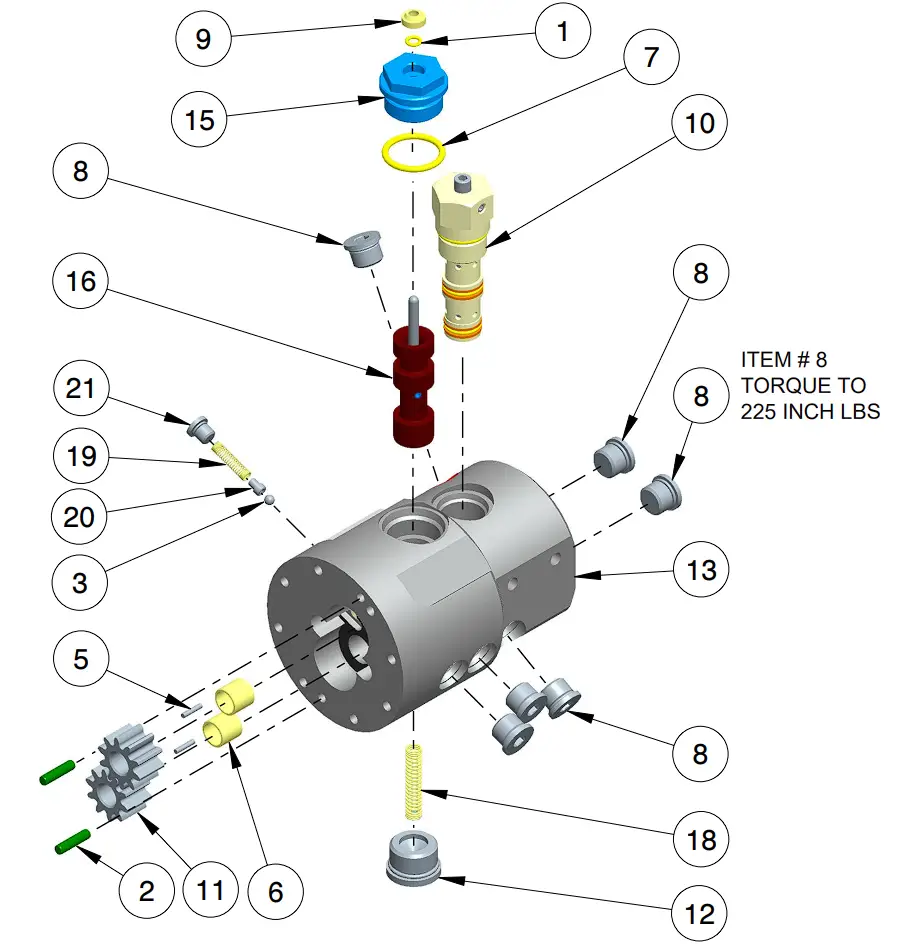 Motor Parts List & Illustration