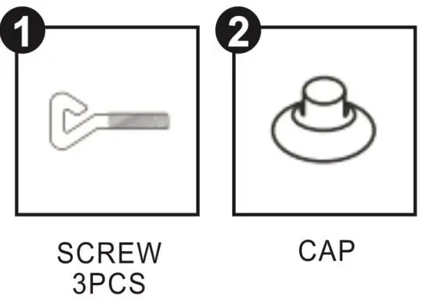 GYMAX GYM08504 Pre Lit Christmas Tree - Hardware