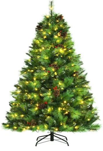 GYMAX GYM08504 Pre Lit Christmas Tree