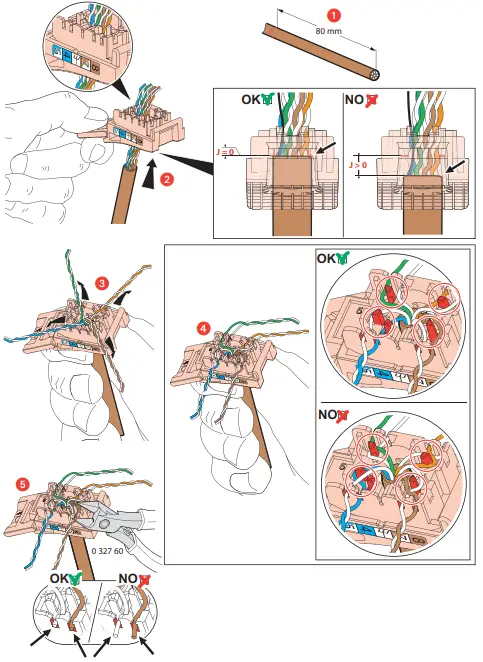 legrand 632908 Set of 24 RJ45 Keystone Connectors-fig8