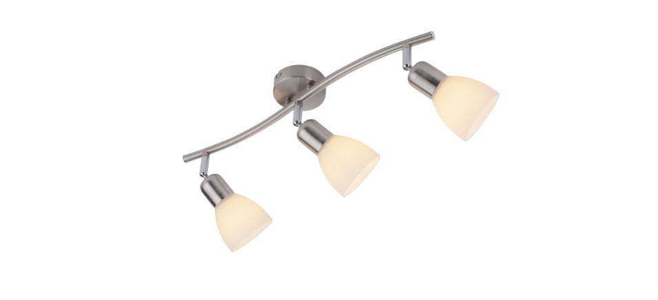 Leuchten Direkt 11953-55 Karo Brushed Steel Ceiling Light Instruction Manual