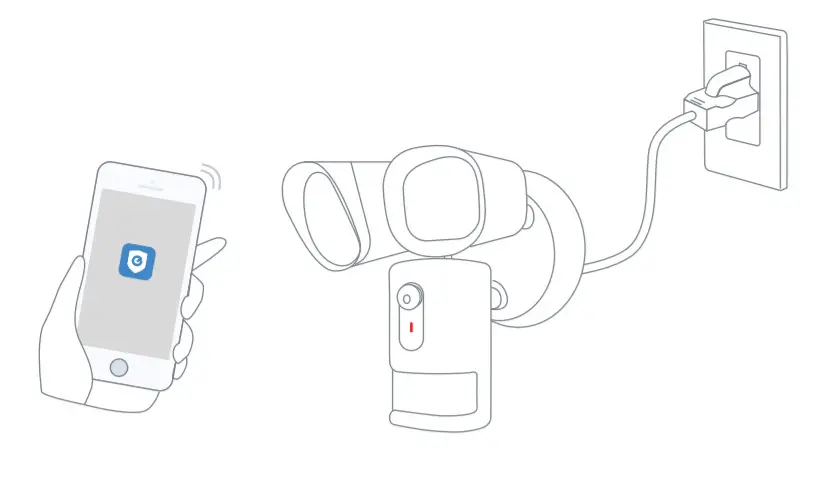 eufy Security Floodlight Camera T8420 - monitoring