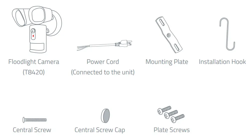 eufy Security Floodlight Camera T8420 - the Box