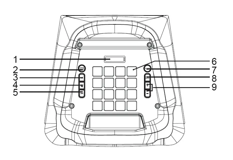 auna 10035261 8 Inch Woofer Clubmaster DJ Speaker - DEVICE OVERVIEW