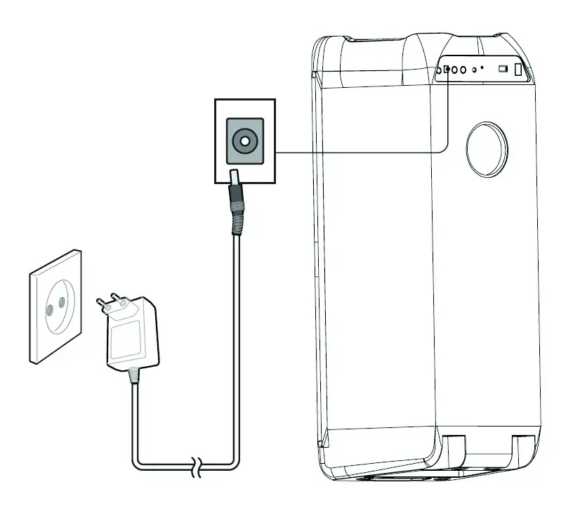auna 10035261 8 Inch Woofer Clubmaster DJ Speaker - TERMINALS AND CONNECTIONS 1
