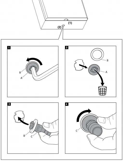 SEIFERT 42701001 120V 2050 BTU Control Cabinet Air Conditioner - Condensate management