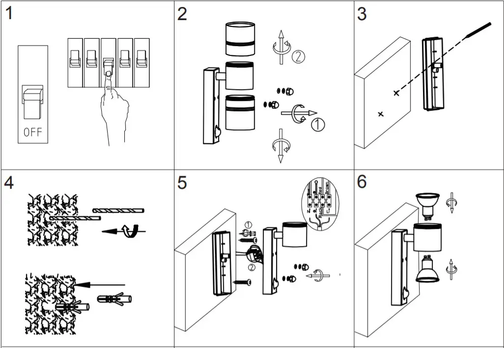 Lucide 490080560 ARNE-LED - overview 1