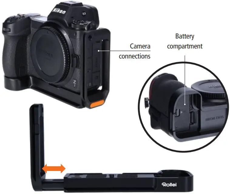 Mounting on the camera