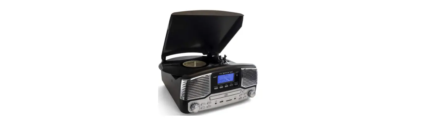 Trexonic Trx-16blk Record Player With Bluetooth User Manual