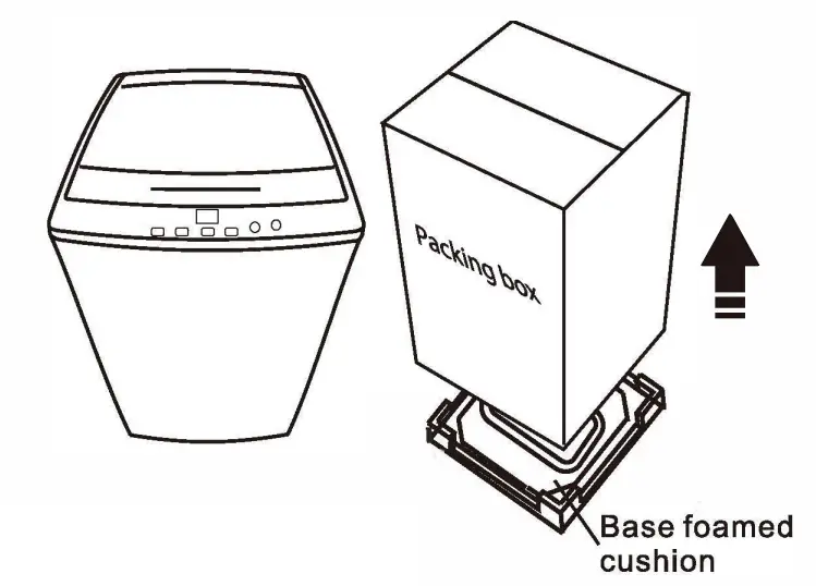 TCL F708 F709TLW Automatic Electric Washing Machine - base