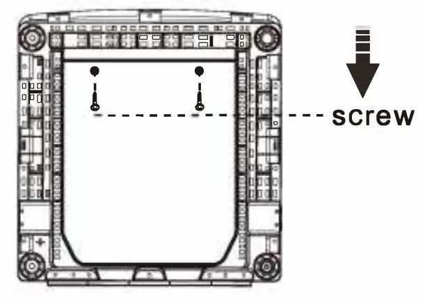 TCL F708 F709TLW Automatic Electric Washing Machine - bottom plate