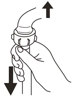 TCL F708 F709TLW Automatic Electric Washing Machine - inlet hose 1