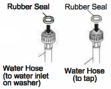 TCL F708 F709TLW Automatic Electric Washing Machine - water inlet